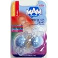 2 Mam Precious Gems Baby Pacifiers 0 - 6 Mo.