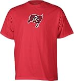 NFL Men's Tampa Bay Buccaneers Logo Premier Tee Shirt (Dark Grey Heathered, Medium)