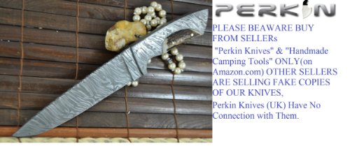 Outstanding Value - Handmade Damascus Hunting Knife - Full Tang - Work of Art Hunting Knives