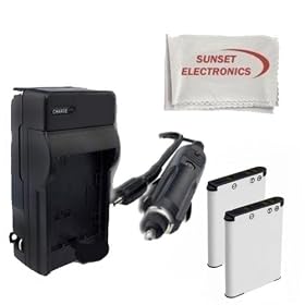 SSE Mega Power Up Kit Prime Power Kit Featuring 2X EN-EL19 Extended Life Replacement Batteries for Nikon + External Rapid AC/DC Charger for Nikon Coolpix S100, Nikon S100, Coolpix S100, Nikon Coolpix S2500, Nikon S2500, Coolpix S2500, Nikon Coolpix S3100, Nikon S3100, Coolpix S3100, Nikon Coolpix S3