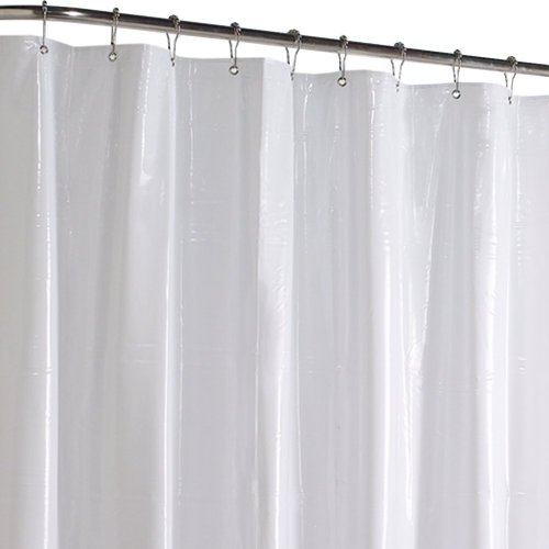 Maytex No More Mildew Shower Curtain Liner, White