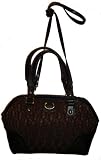 Etienne Aigner Purse Handbag Westchester Collection Black/Espresso