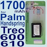 1700mAh Battery for Palm Handspring PalmOne Treo 600 , 610 PDA + Screwdriver and Installation MANUAL