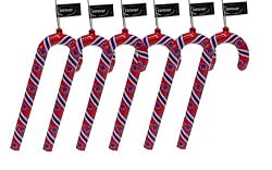 Buffalo Bills Candy Cane Ornament Set