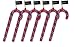 Buffalo Bills Candy Cane Ornament Set