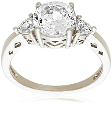 Platinum Plated Sterling Silver Absolutely Gorgeous Great Ring!!!