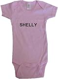SHELLY - Name Series - White, Blue or Pink Onesie / Baby T-shirt