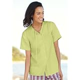 Tie-neck Shoreline Linen Shirt