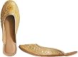 Beaded & Sequin Indian Leather Slippers for Women Handcrafted Casual Footwear Available in Various Sizes