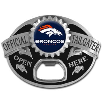 Denver Broncos NFL Bottle Opener Tailgater Belt Buckle