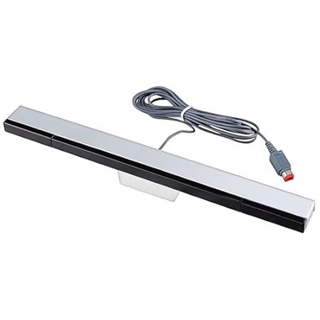eForCity Wired Sensor Bar for Nintendo Wii, Black