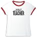 T-Shirt Ringer Woman White  I Can Be You Universal Bantu Vernacular Teacher  Languaje