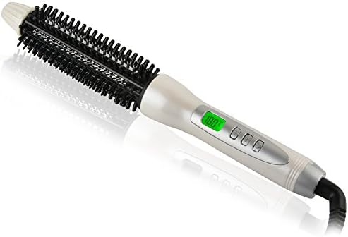 Hot Brush Styler &amp; Dryer By NeBeauty - Ionic Technology, High-End Hot Hair Styling Brush - Hassle Free, Tangle Free, Hair-Friendly - Best Electric Hot Brush