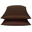 Fieldcrest® Luxury 500-Thread-Count Embroidered Pillowcase Set of 2 - Brown