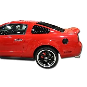 Mustang Bullitt Fuel Doors (2005-2009) - Black
