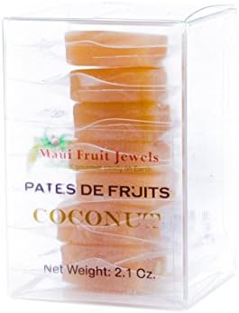 Hawaii Pates de Fruits (Fruit Jelly Candy) 2.1 Oz. (Coconut)