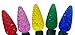 100 Multi Color C5 LED Holiday Lights - Energy Saving - Outdoor or Indoor