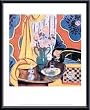 Art Poster Metal Framed Print - Harmony in Yellow - Artist: Henri(-Emile-Benoit) Matisse- Poster Size: 20 X 16