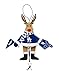 MLB Los Angeles Dodgers Wooden Cheer Ornament