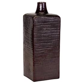 Imax Square Brown Vase