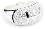 Nicky Hilton Sterling Silver Pave Initial Ring With Cubic Zirconia, Size 7