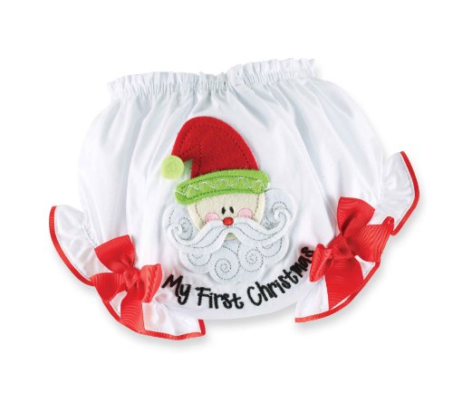 Mud Pie Unisex-Baby Newborn My First Christmas Bloomer