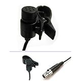 Av-jefe Tcm141-ta4f Condenser Lavalier for Shure Wireless Microphone with Mini XLR 4 Pin