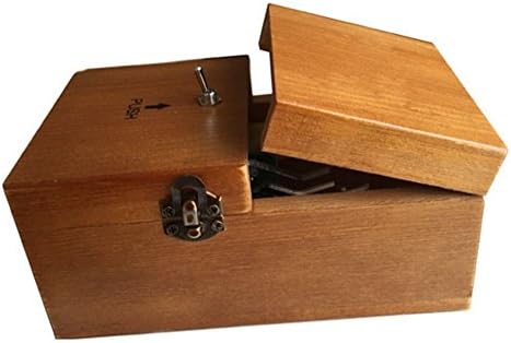 Turn Itself Off Useless Box, Hezong Intelligent Leave Me Alone Machine(Real-wood)