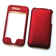 Apple iPhone 3G & 3GS Rubberized Snap On Protector Hard Case (Without Belt Clip Hole) Red