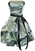 Strapless Satin Bubble Dress Cocktail Gown Prom Holiday Bridesmaid Junior Plus Size, 3X, Sage