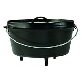 Lodge Logic 8-qt. Camp Dutch Oven with Lid- Black