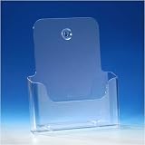 VITAdisplays� DIN A4 Prospekthalter / Prospektst�nder, Transparent (NE-230)