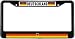Deutschland Germany Eagle Flag Black License Plate Frame Metal Holder