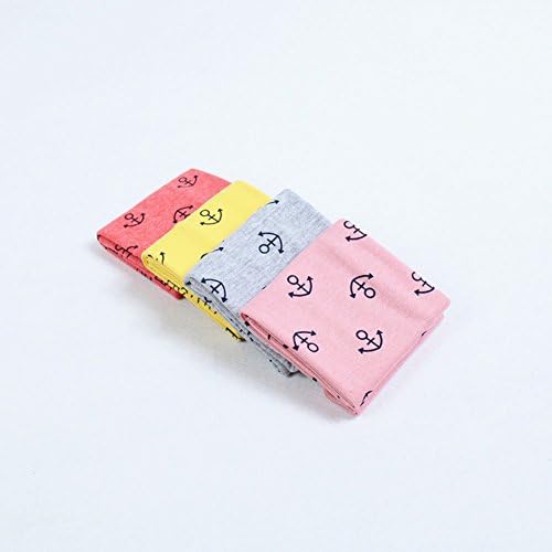Cute Kids Infinity Loop Scarves: Cotton Anchors Print Neck Scarf (Gray)