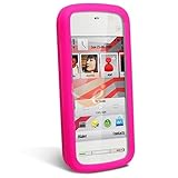 Gel Cover Soft Skin Case Hot Pink For Nokia 5230 Phone