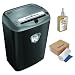 Fellowes 75Cs (4675701) Powershred 12-Sheet Cross-Cut Shredder + 10-Gallon Shredder Bags 100-Pack + Shredder Oil