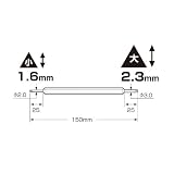アネックス(ANEX) 三角ネジ用ビット1.6×2.3mm No.33TR1623