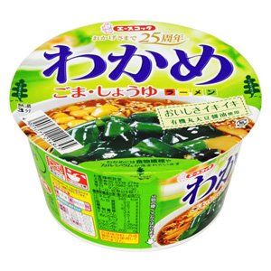 エースコック わかめラーメン ごま・しょうゆ 95g×12個