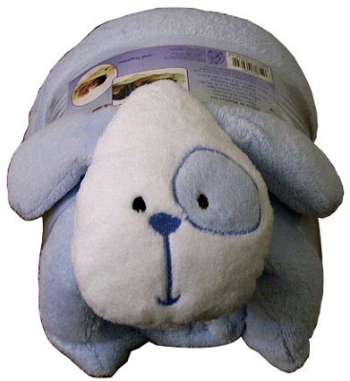 Nojo Pillow Buddies Pillow & Blanket Set - Blue Puppy
