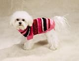 XX-SMALL - Mixed Yarn Stripe Dog Sweater