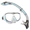 U.S. Divers Diva 1 Lx / Island Dry Adult Silicone Mask Combo