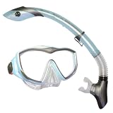 U.S. Divers Diva 1 Lx / Island Dry Adult Silicone Mask Combo