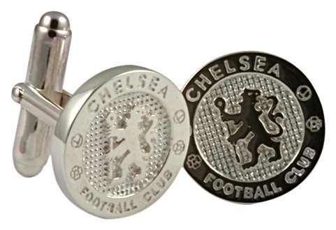Chelsea 905044/000/140 Silver Gents Round Cufflinks