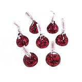 Hershey's Milk Chocolate Kisses Cherry Cordial Creme 10 Oz (Pack of 4)