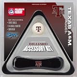Texas A&M Aggies Billiard Accessories Kit - includes Triangle Rack, Cue Ball and Brush