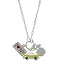 Sterling Silver New York Destination Multi Charm Pendant, 18"