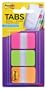 Post-it Durable IndexTabs, 1-Inch, Ideal For Binders and File Folders, Assorted Bright Colors, 66 Per Dispenser
