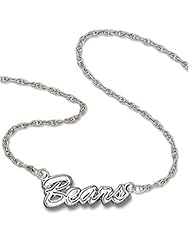 Nfl Chicago Bears Script Necklace Sterling Silver