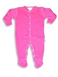 Mish Mish - Newborn Baby Girls Long Sleeved Footed Coverall, Salmon