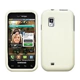 White Silicone Case / Skin / Cover for Samsung Fascinate / Mesmerize / SCH- ....